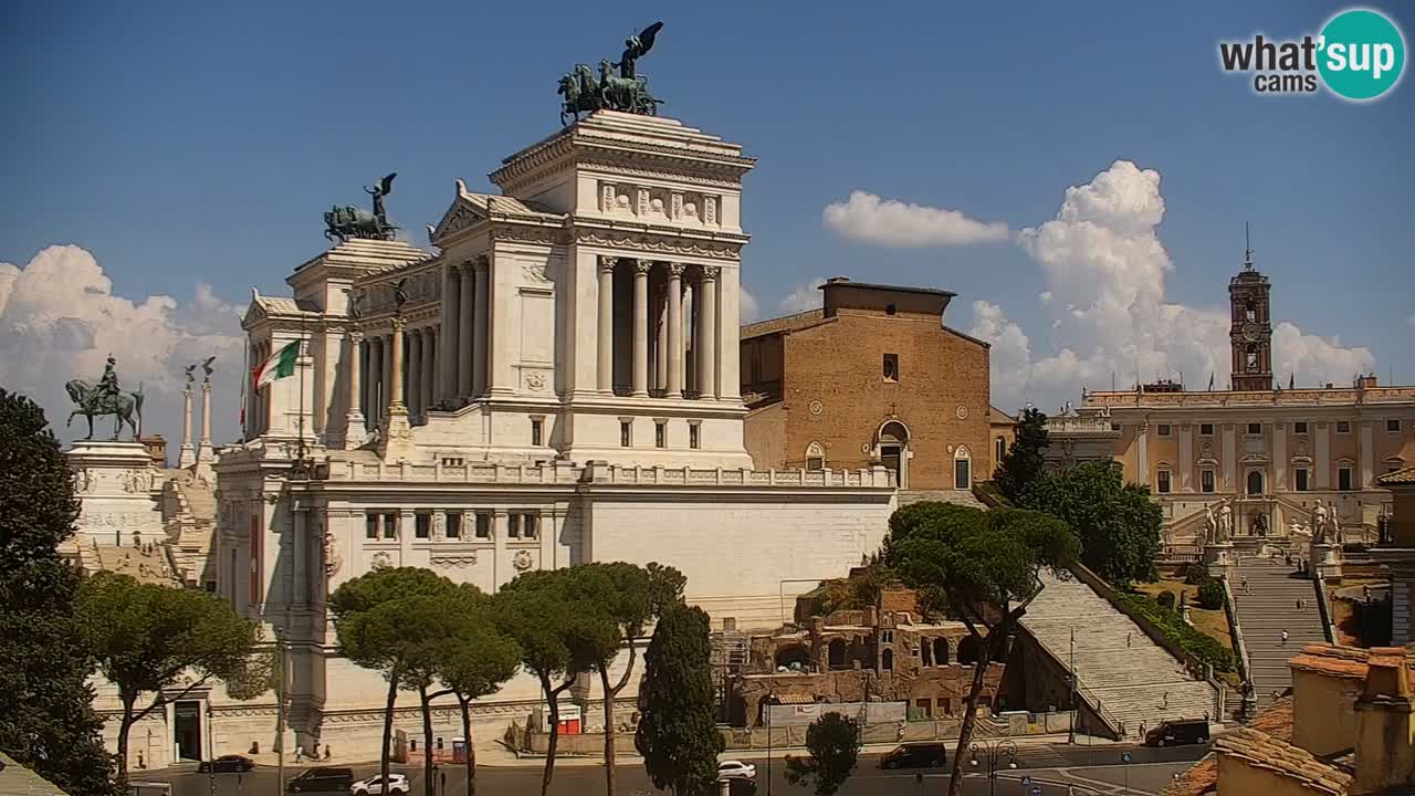 Rome Livecam – Vittoriano webcam – Altare della Patria
