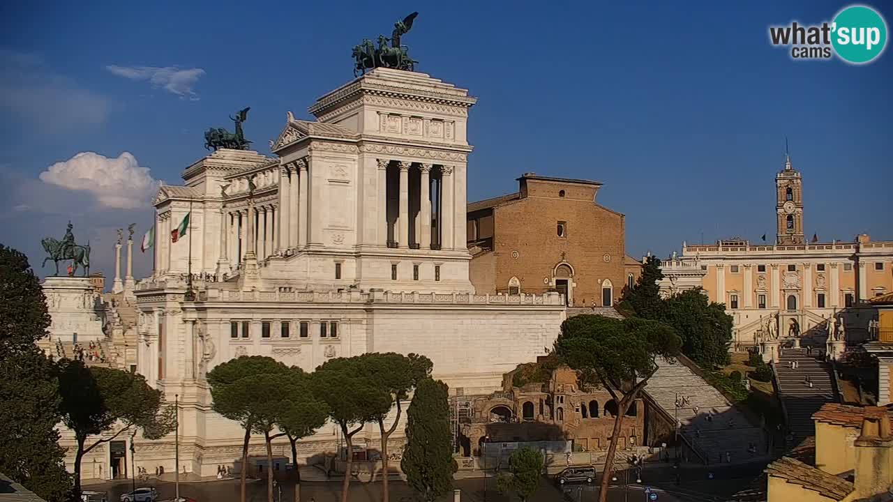 Rome Livecam – Vittoriano webcam – Altare della Patria