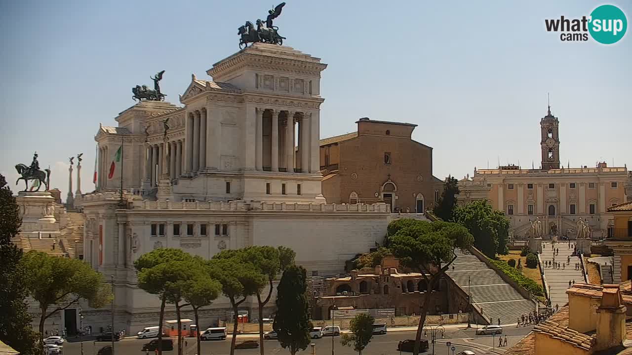 Rome Livecam – Vittoriano webcam – Altare della Patria