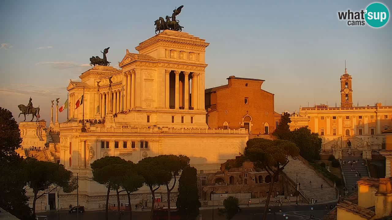Rome Livecam – Vittoriano webcam – Altare della Patria