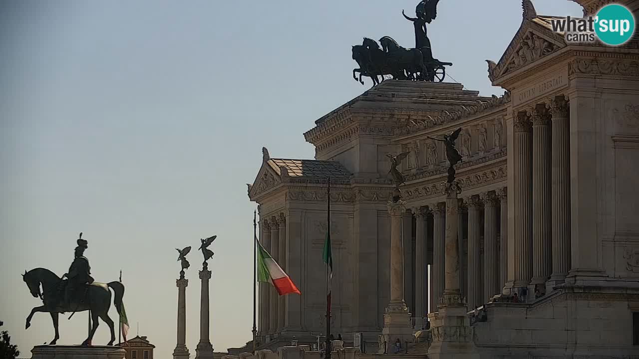 Rome Livecam – Vittoriano webcam – Altare della Patria