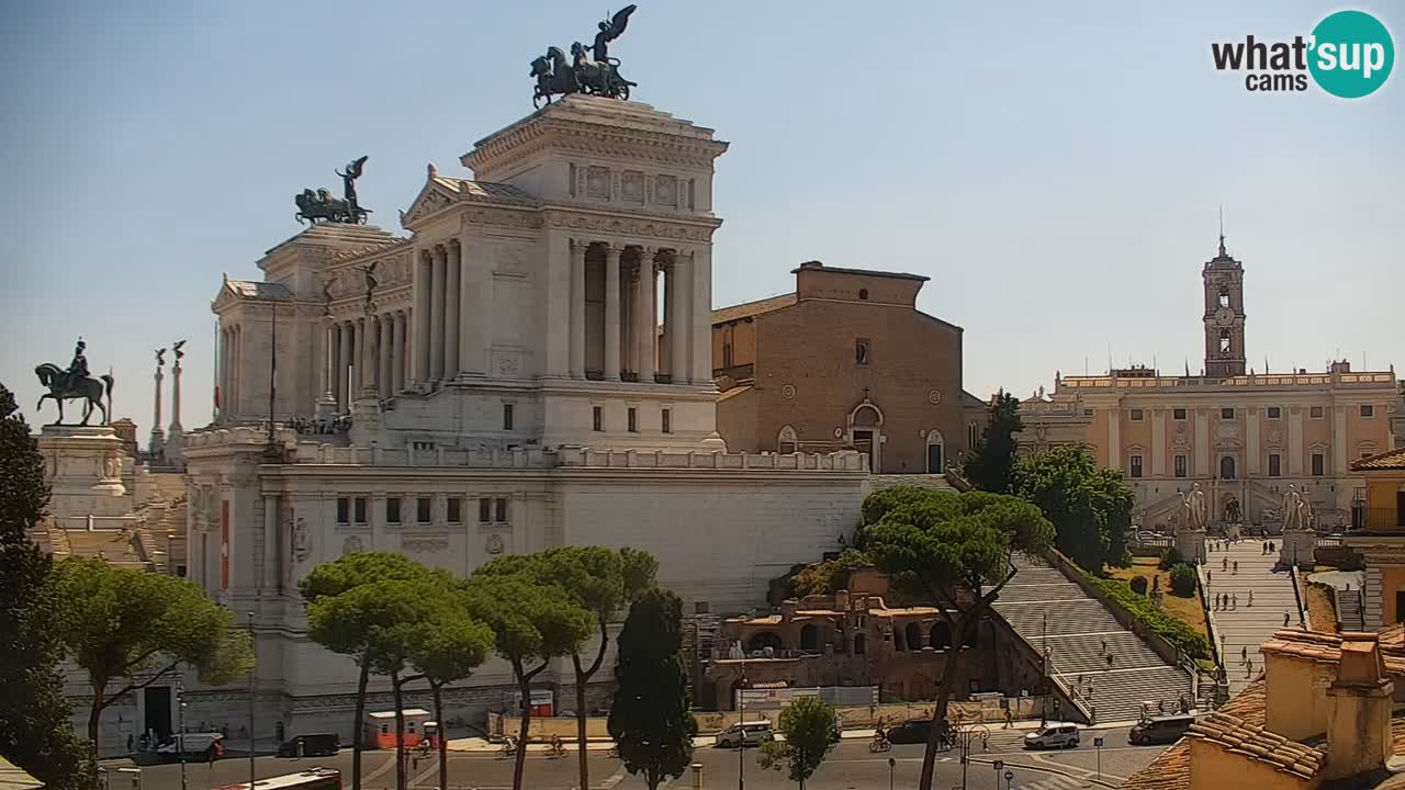 Rome Livecam – Vittoriano webcam – Autel de La Patrie