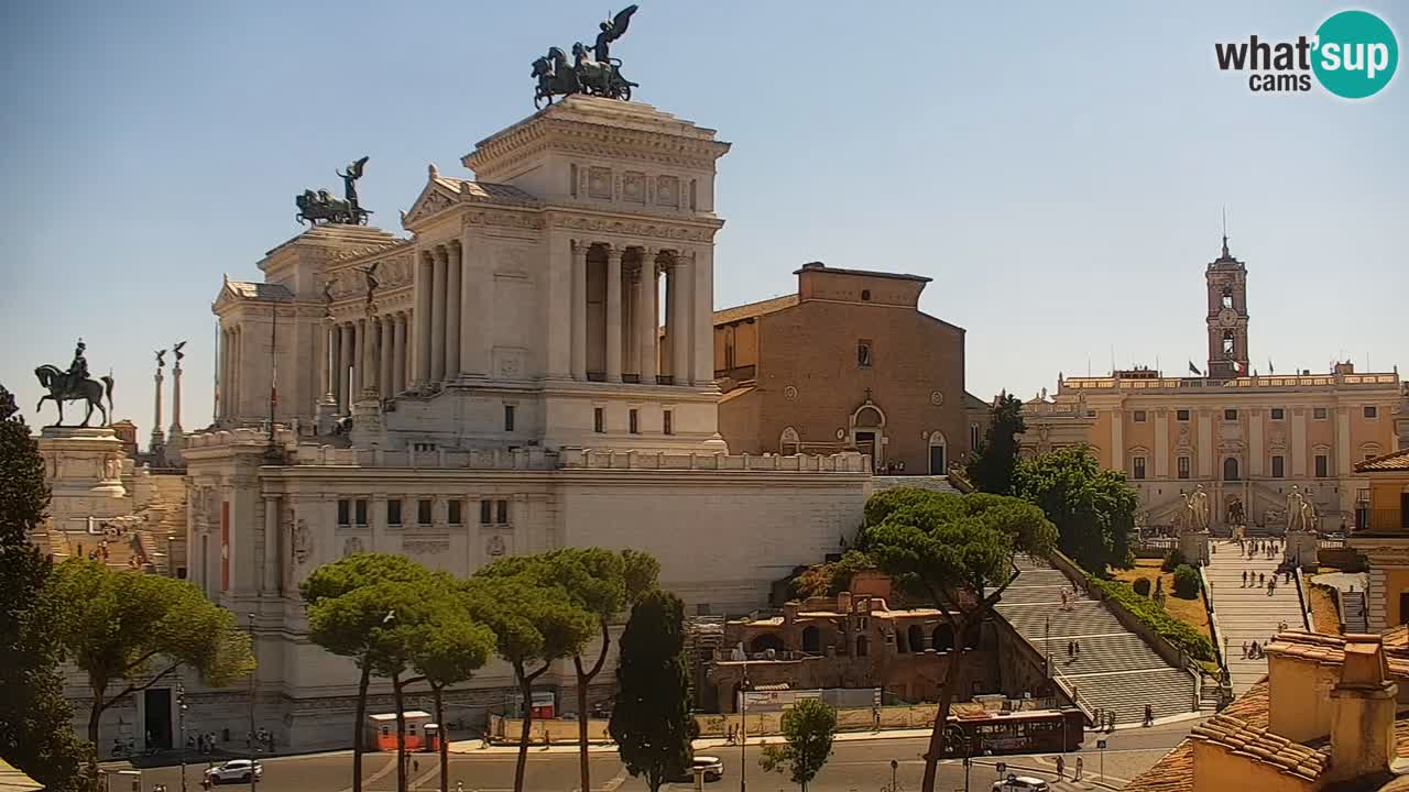 Rome Livecam – Vittoriano webcam – Altare della Patria