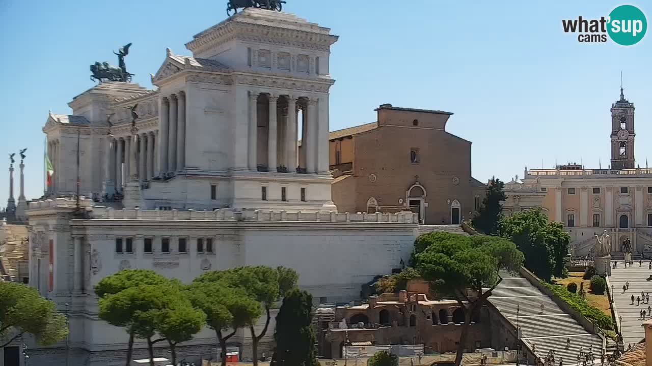 Rome Livecam – Vittoriano webcam – Altare della Patria
