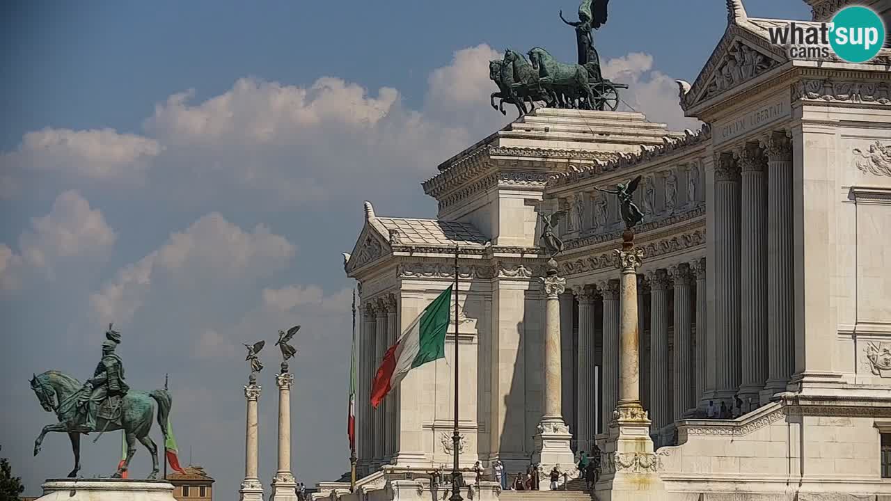 Rome Livecam – Vittoriano webcam – Autel de La Patrie