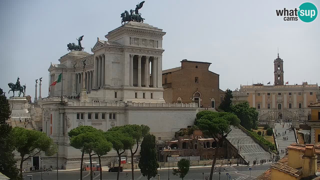 Roma Camera en vivo – Vittoriano webcam – Altare della Patria