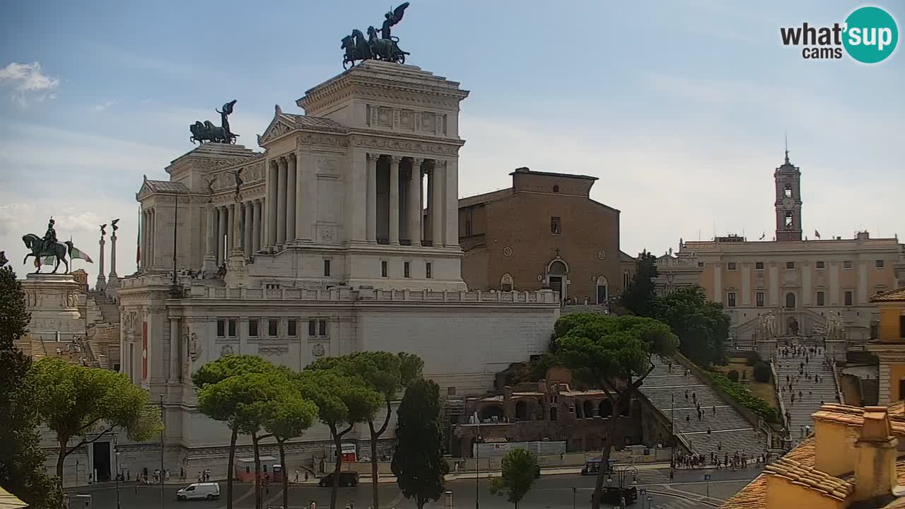 Rome Livecam – Vittoriano webcam – Autel de La Patrie