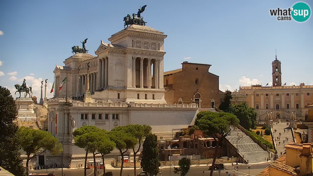 Rome Livecam – Vittoriano webcam – Autel de La Patrie