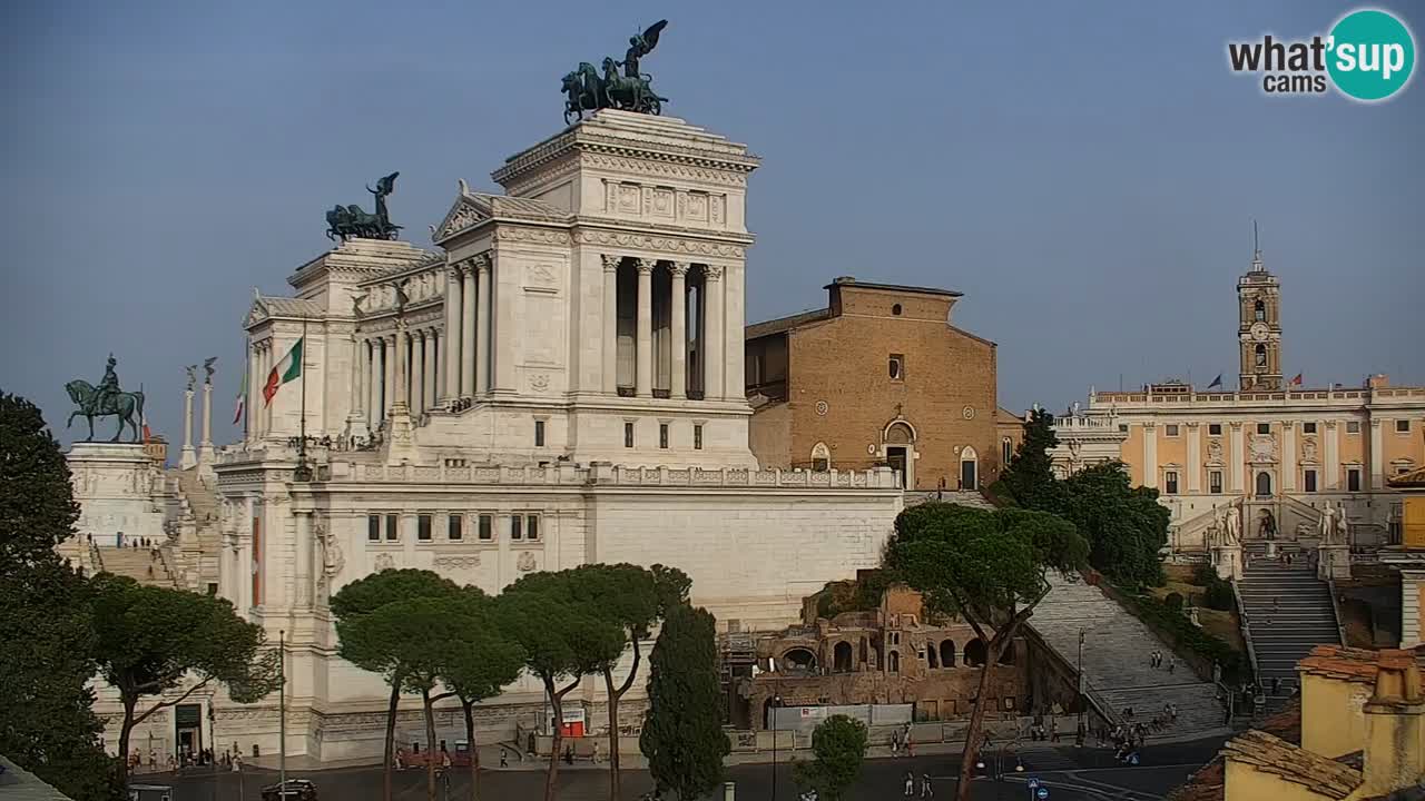 Rome Livecam – Vittoriano webcam – Autel de La Patrie