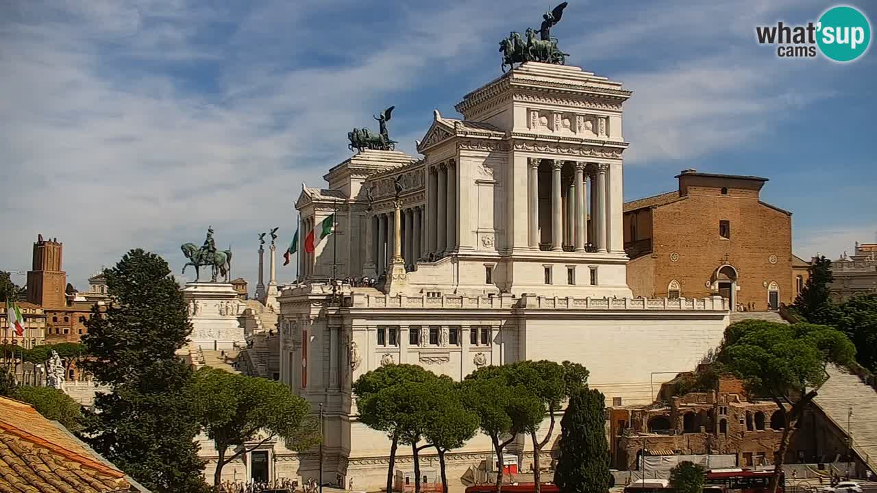 Rome Livecam – Vittoriano webcam – Altare della Patria