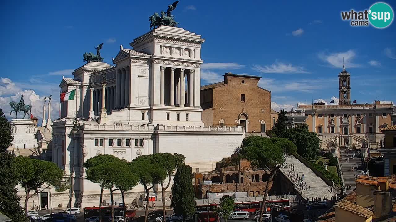Rome Livecam – Vittoriano webcam – Altare della Patria