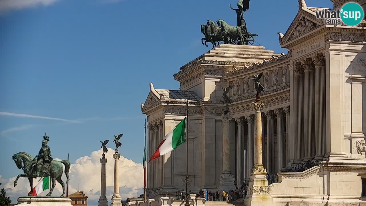 Roma Camera en vivo – Vittoriano webcam – Altare della Patria