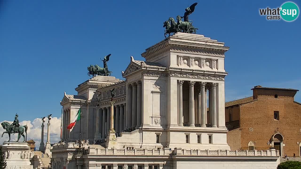 Rome Livecam – Vittoriano webcam – Altare della Patria