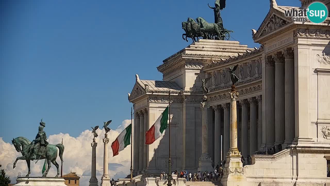 Rome Livecam – Vittoriano webcam – Altare della Patria