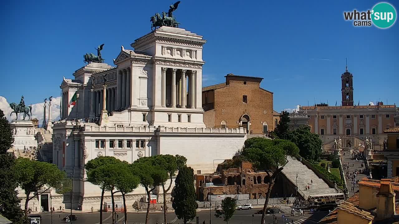 Rome Livecam – Vittoriano webcam – Autel de La Patrie