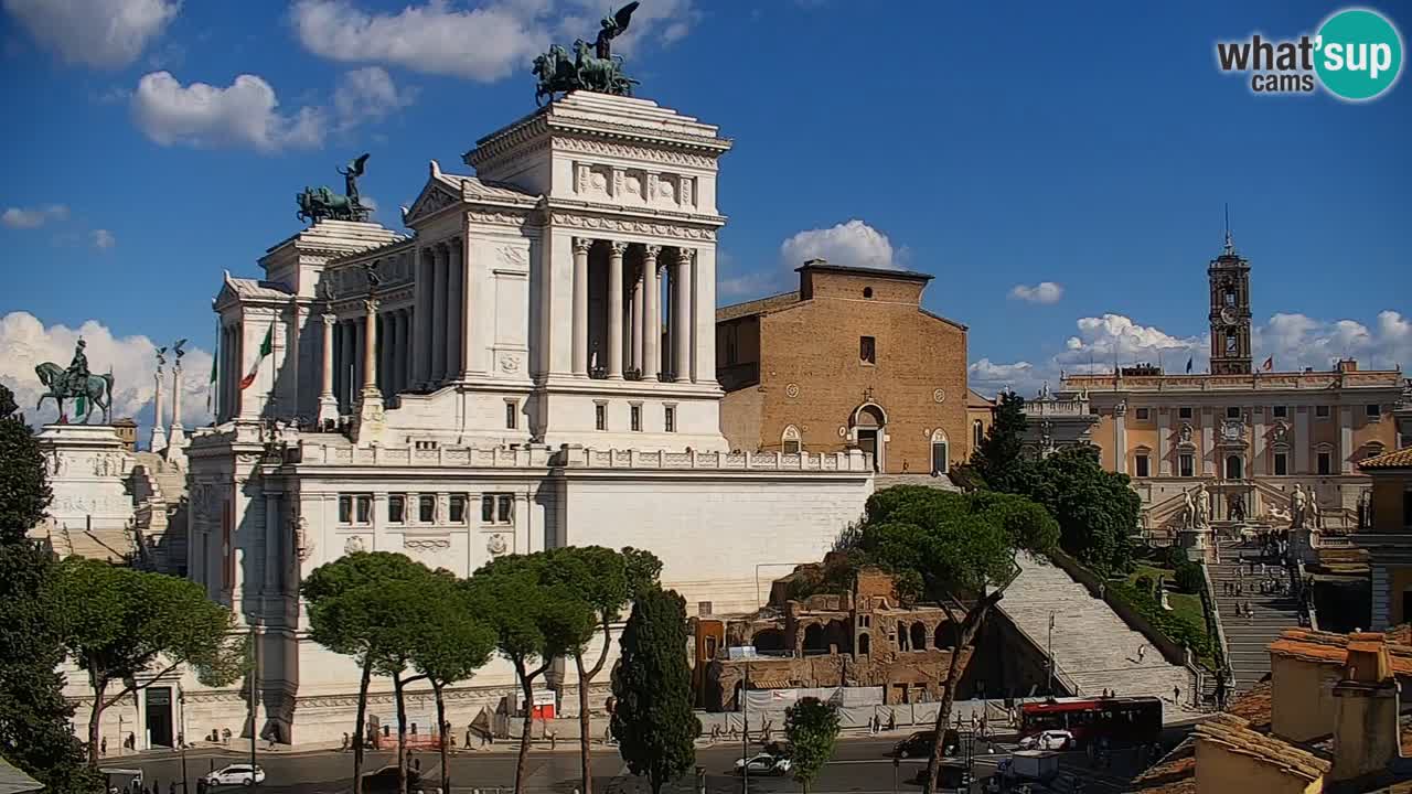Rome Livecam – Vittoriano webcam – Altare della Patria