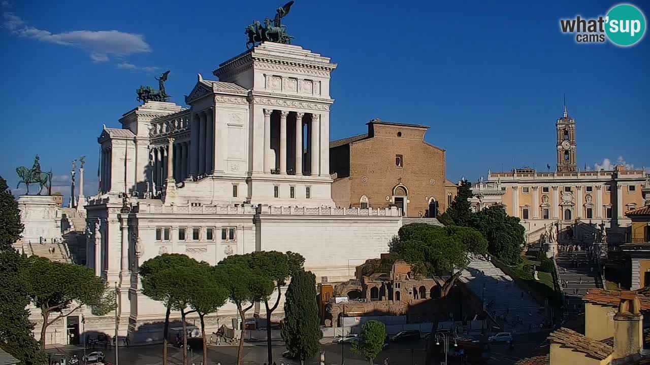Rome Livecam – Vittoriano webcam – Autel de La Patrie