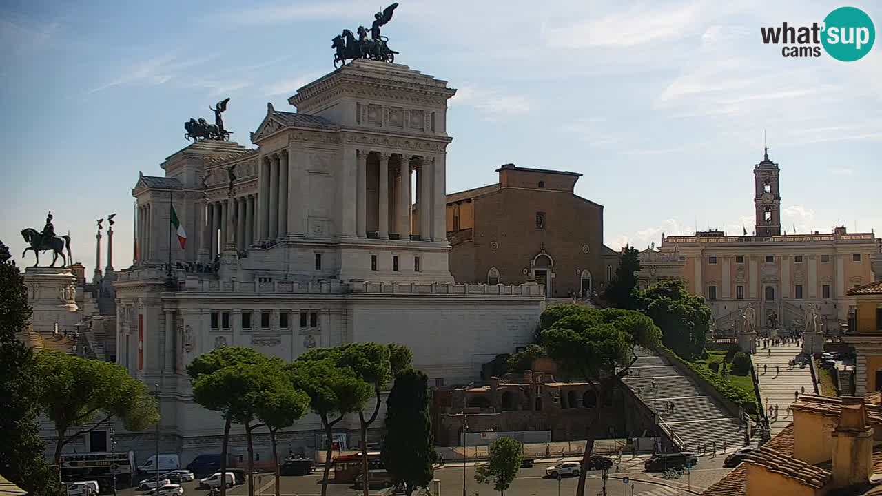 Rome Livecam – Vittoriano webcam – Altare della Patria