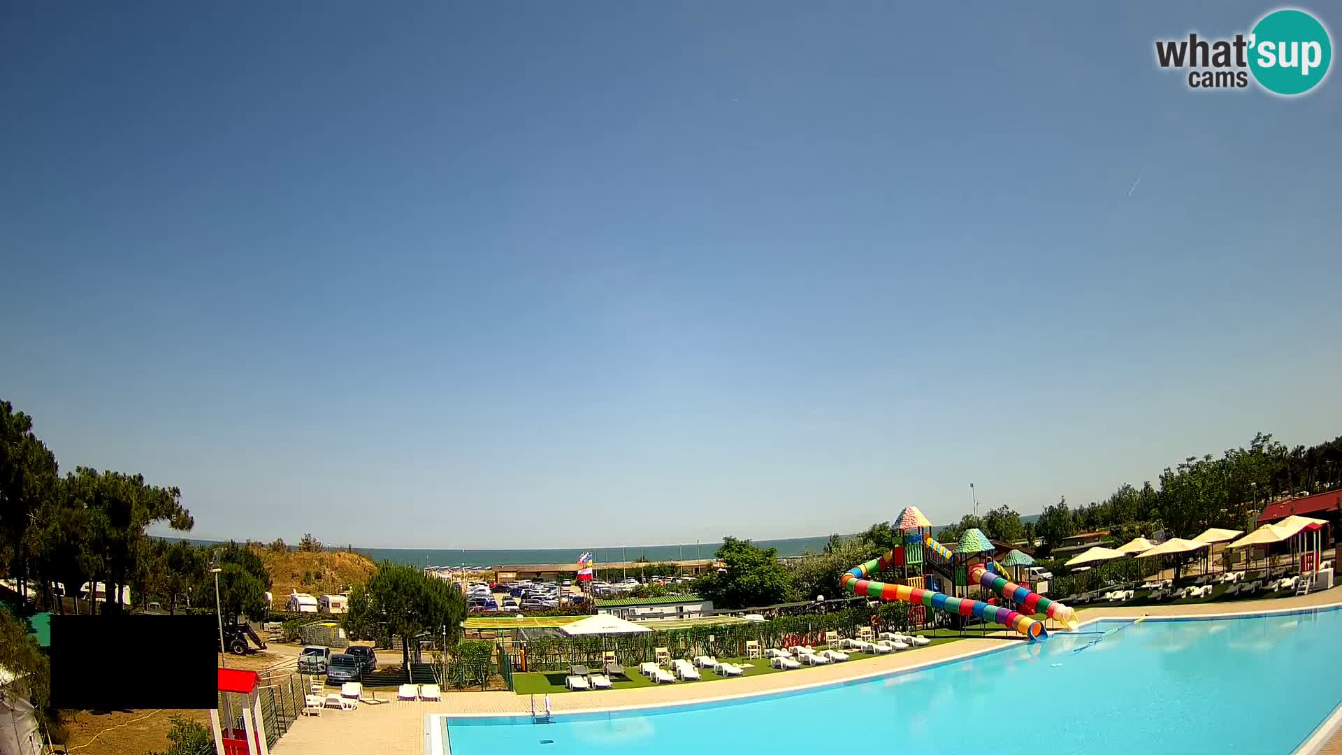 Webcam Camping Vittoria LIVEcam Rosolina mare