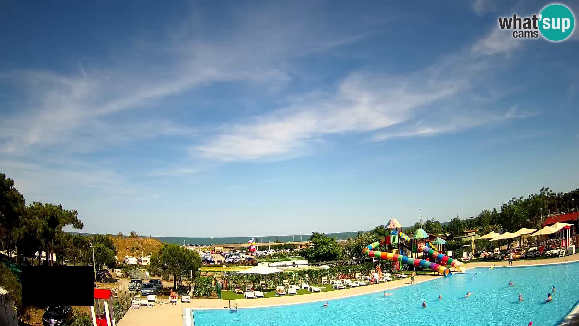 Webcam Camping Vittoria LIVEcam Rosolina mare