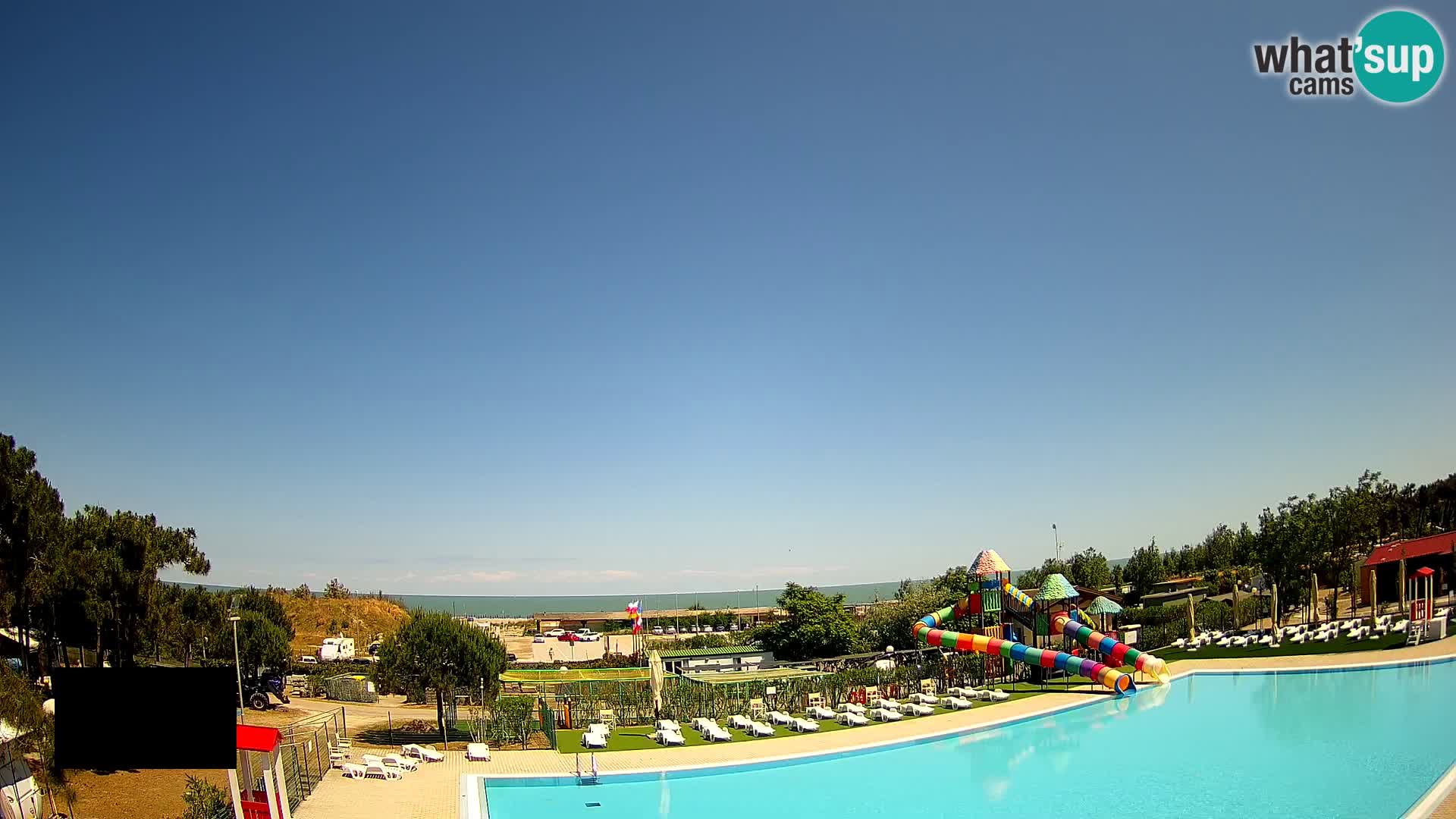Webcam Camping Vittoria LIVEcam Rosolina mare