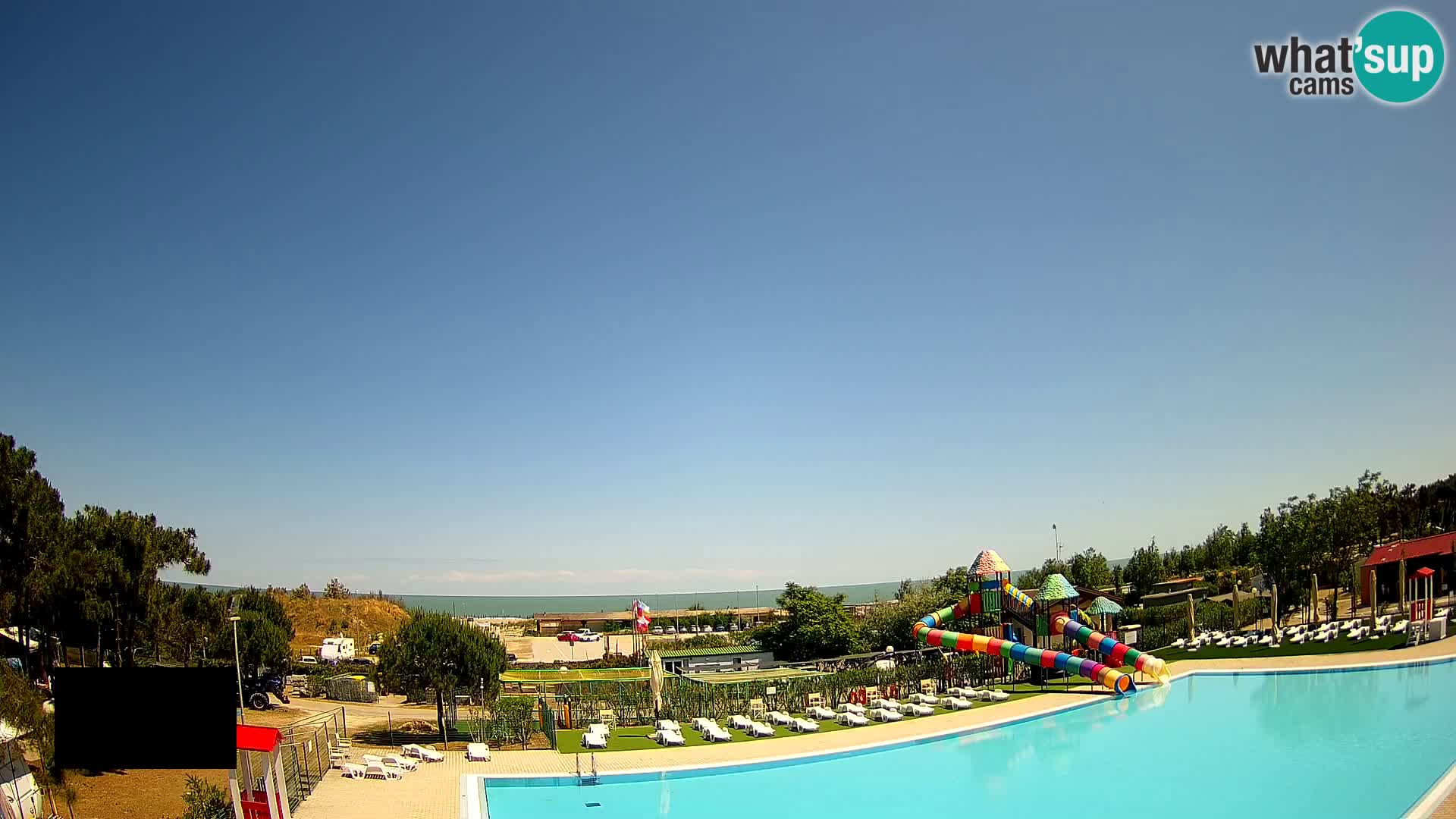 Webcam Camping Vittoria LIVEcam Rosolina mare