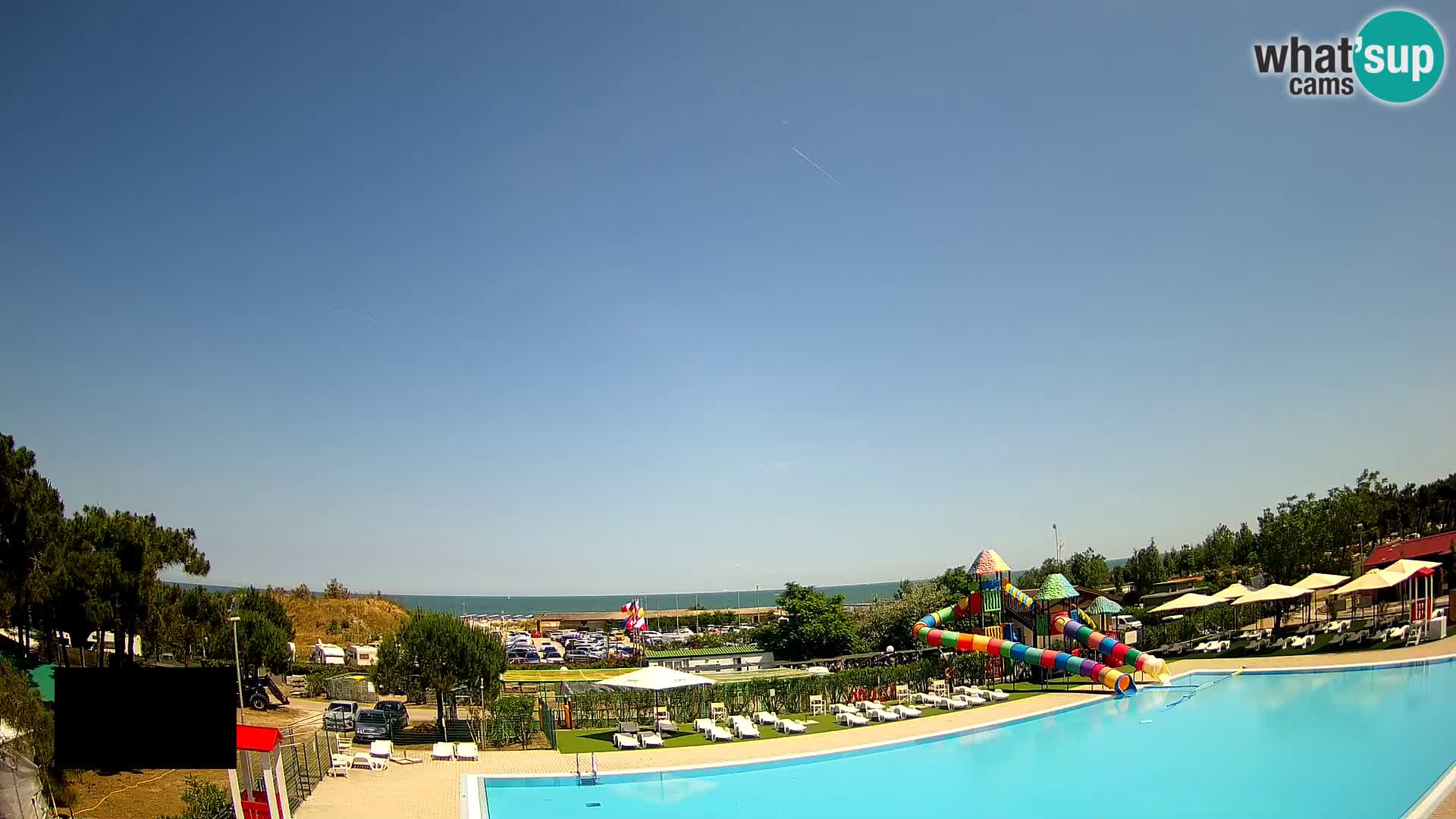 Webcam Camping Vittoria LIVEcam Rosolina mare