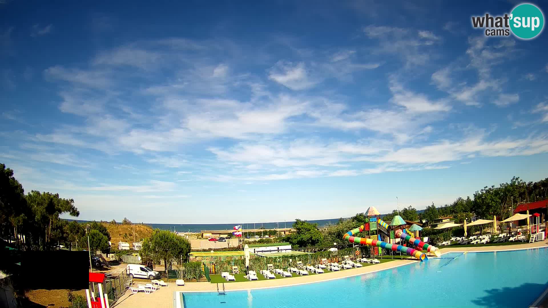 Camping Vittoria webcam en vivo Rosolina mare