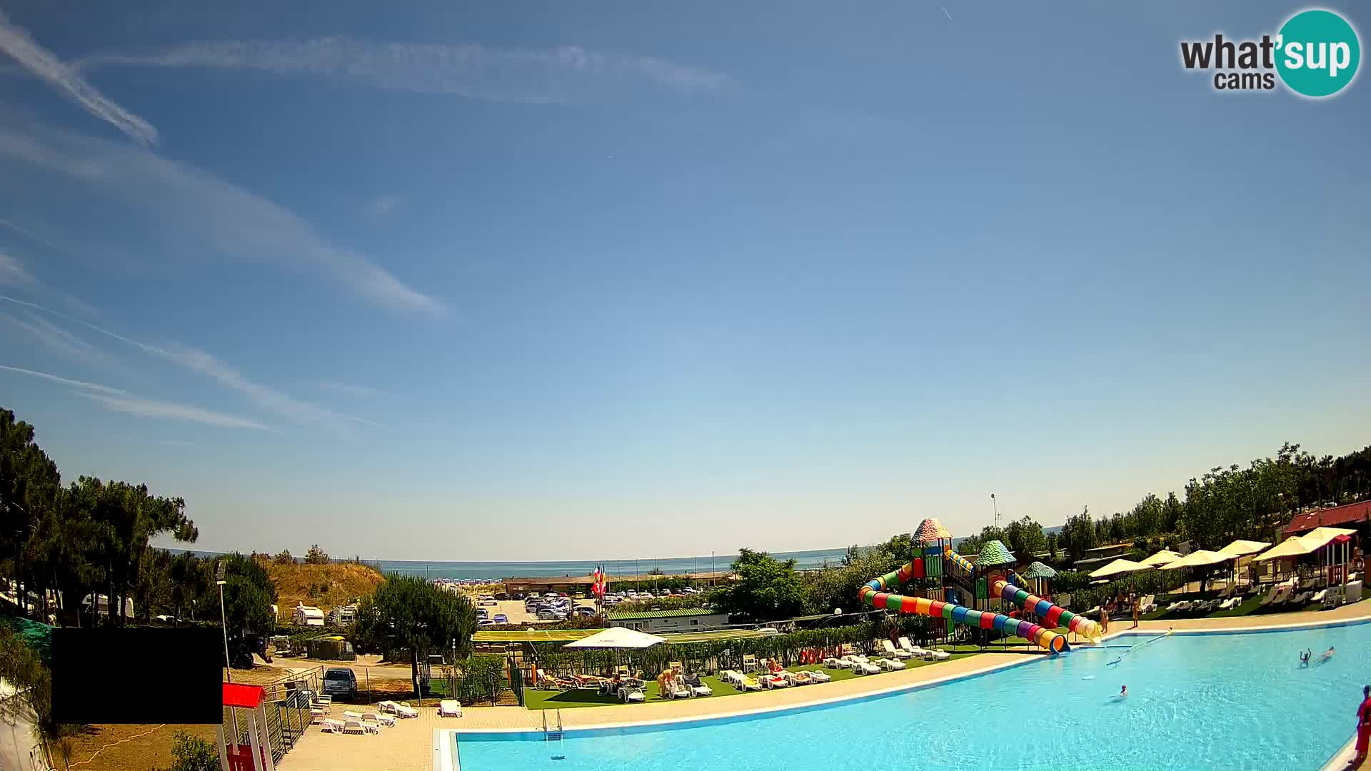 Webcam Camping Vittoria LIVEcam Rosolina mare