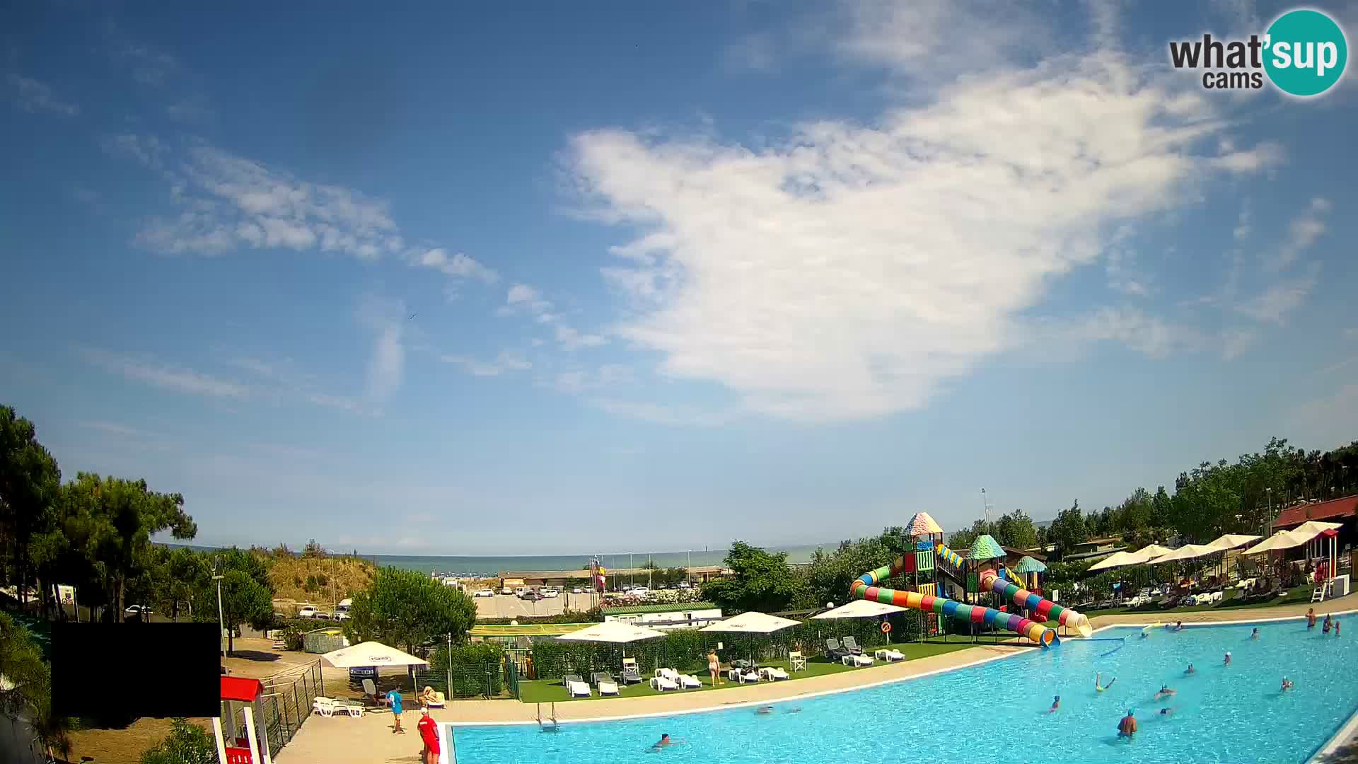 Webcam Camping Vittoria LIVEcam Rosolina mare