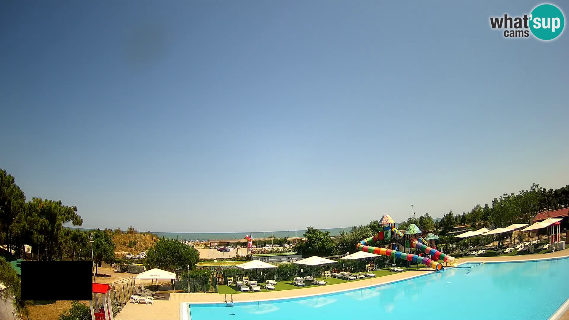 Webcam Camping Vittoria LIVEcam Rosolina mare