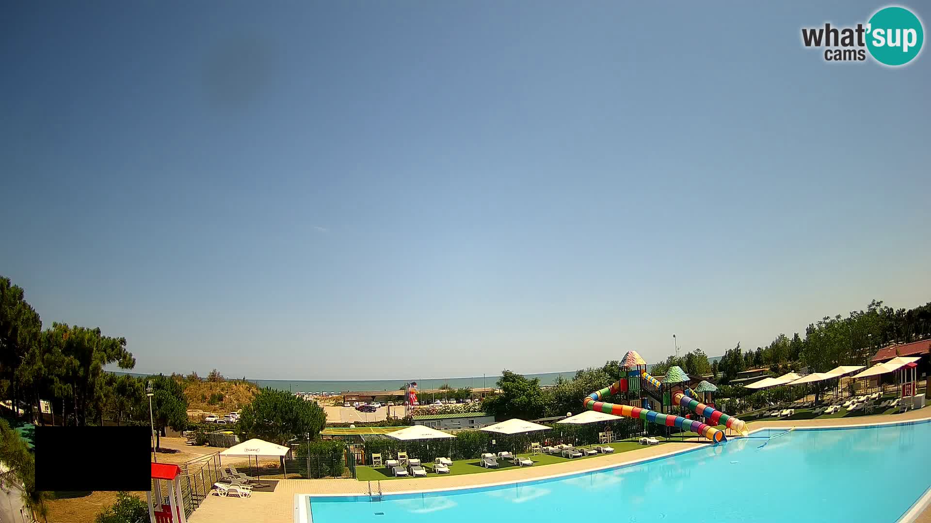 LIVE Camping Vittoria webcam Rosolina mare