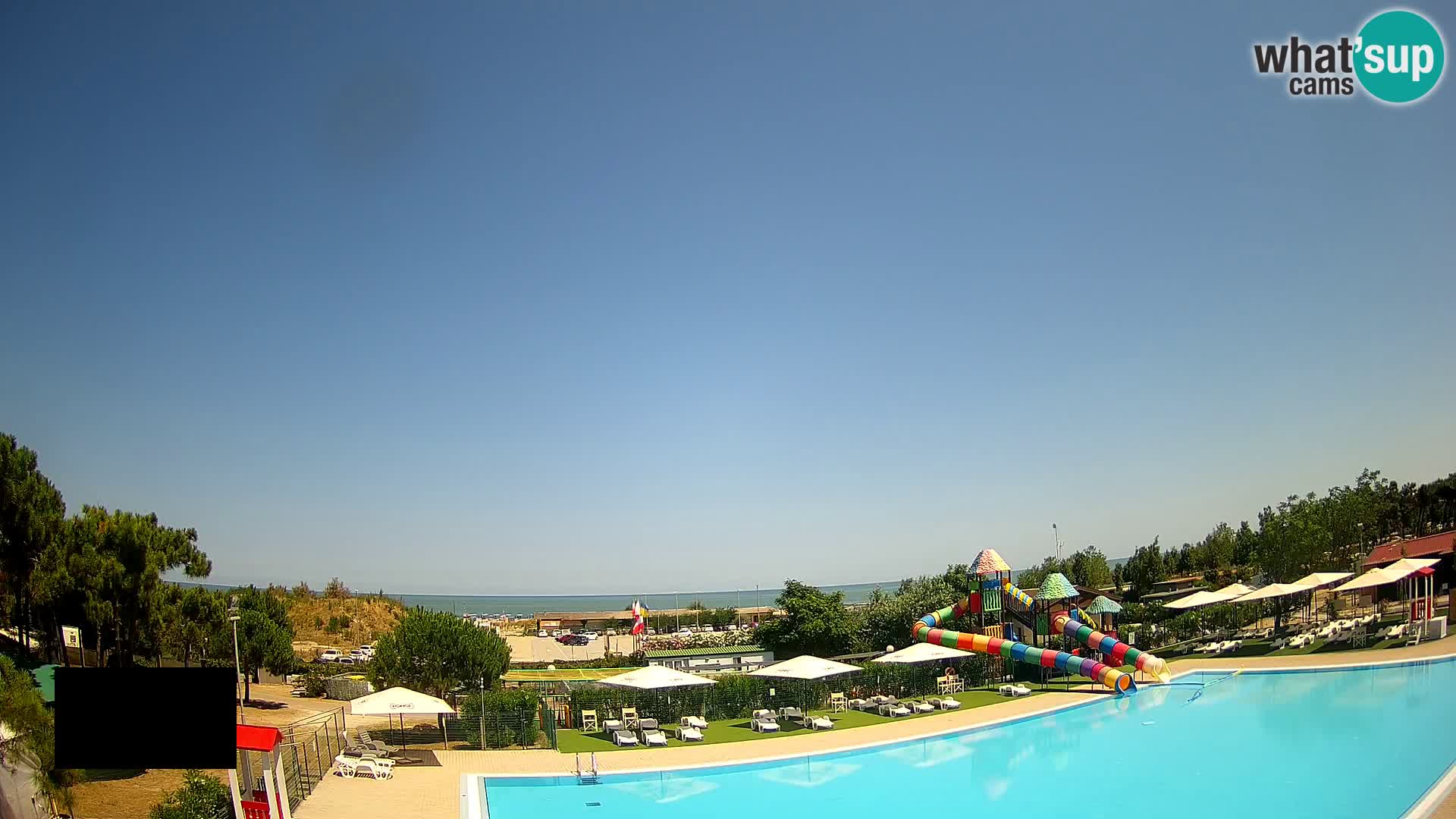 LIVE Camping Vittoria webcam Rosolina mare
