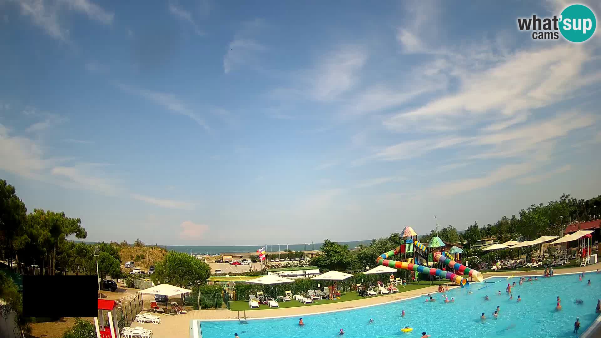 Webcam Camping Vittoria LIVEcam Rosolina mare