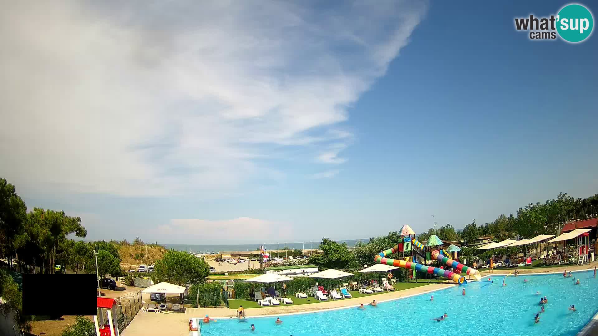 Camping Vittoria webcam en vivo Rosolina mare