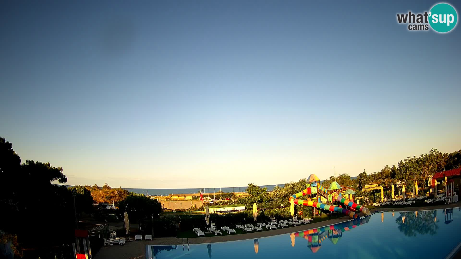 Camping Vittoria webcam en vivo Rosolina mare