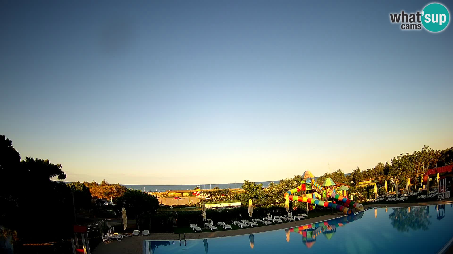 Camping Vittoria webcam en vivo Rosolina mare