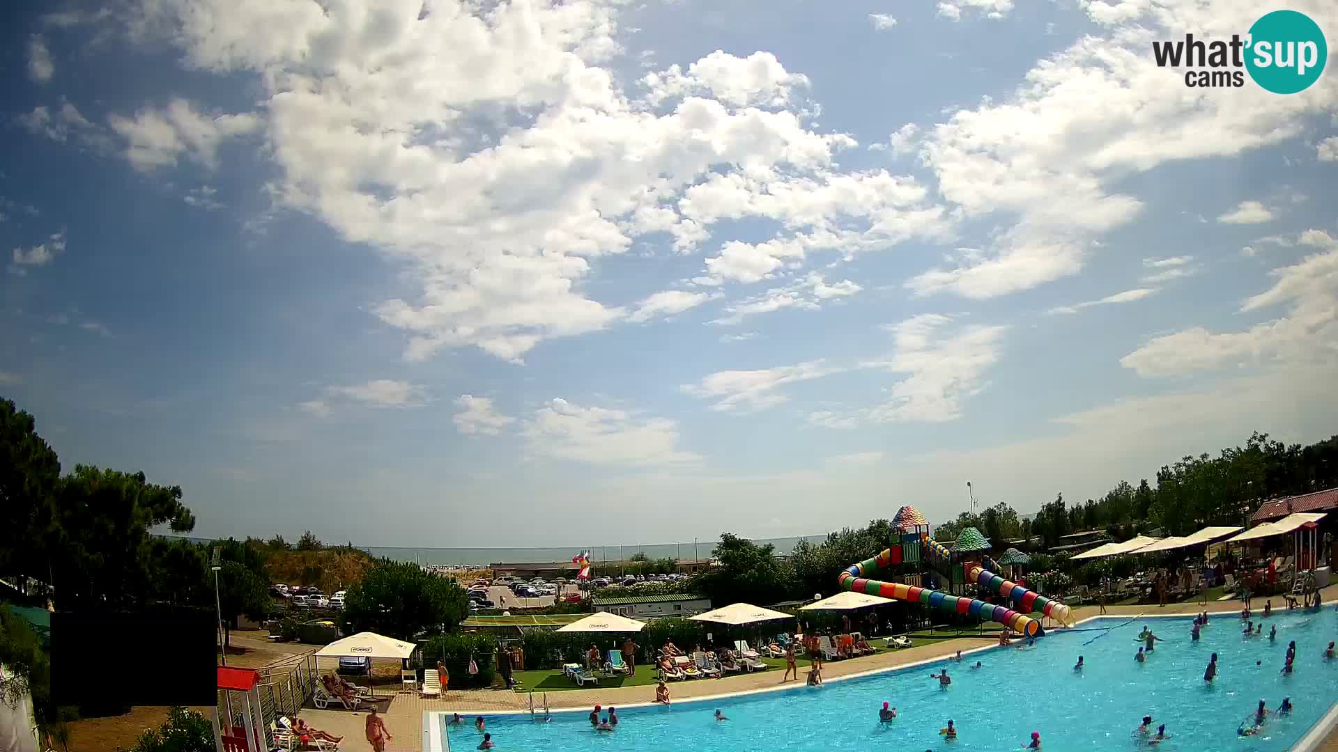 LIVE Camping Vittoria webcam Rosolina mare