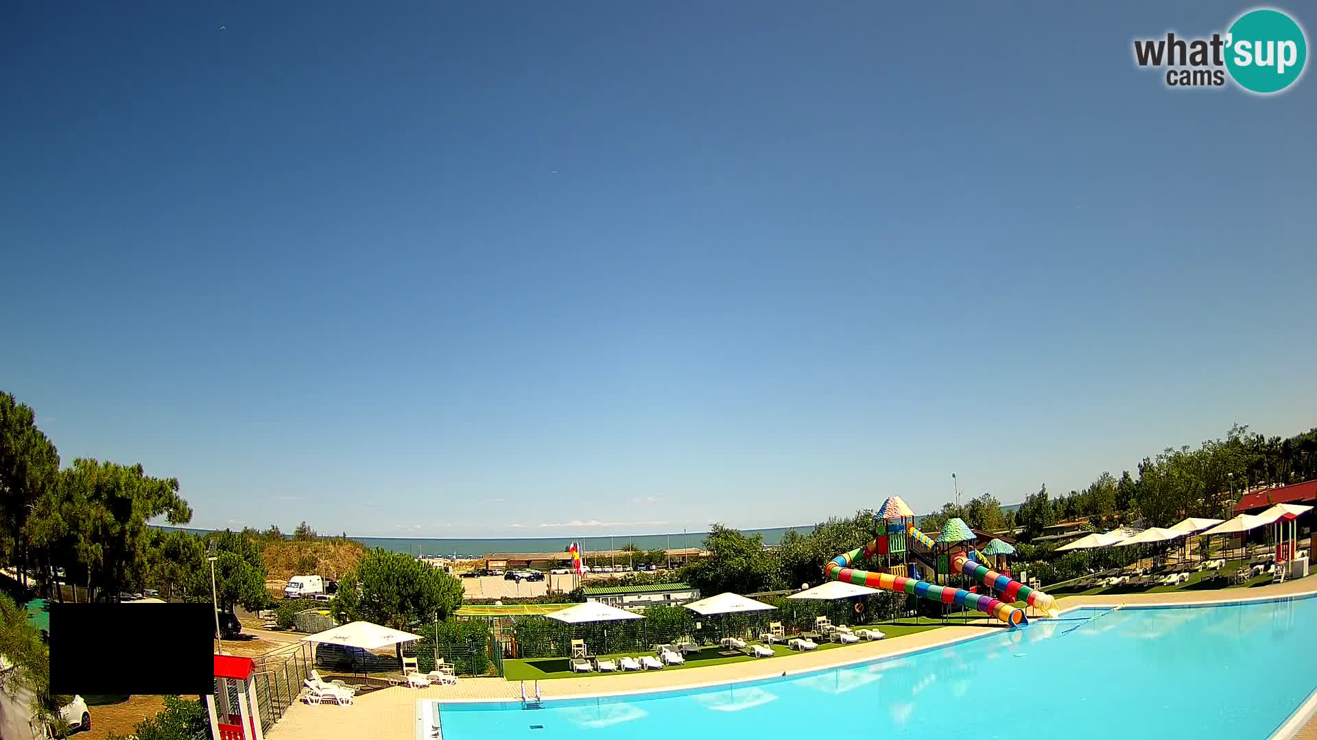Webcam Camping Vittoria LIVEcam Rosolina mare