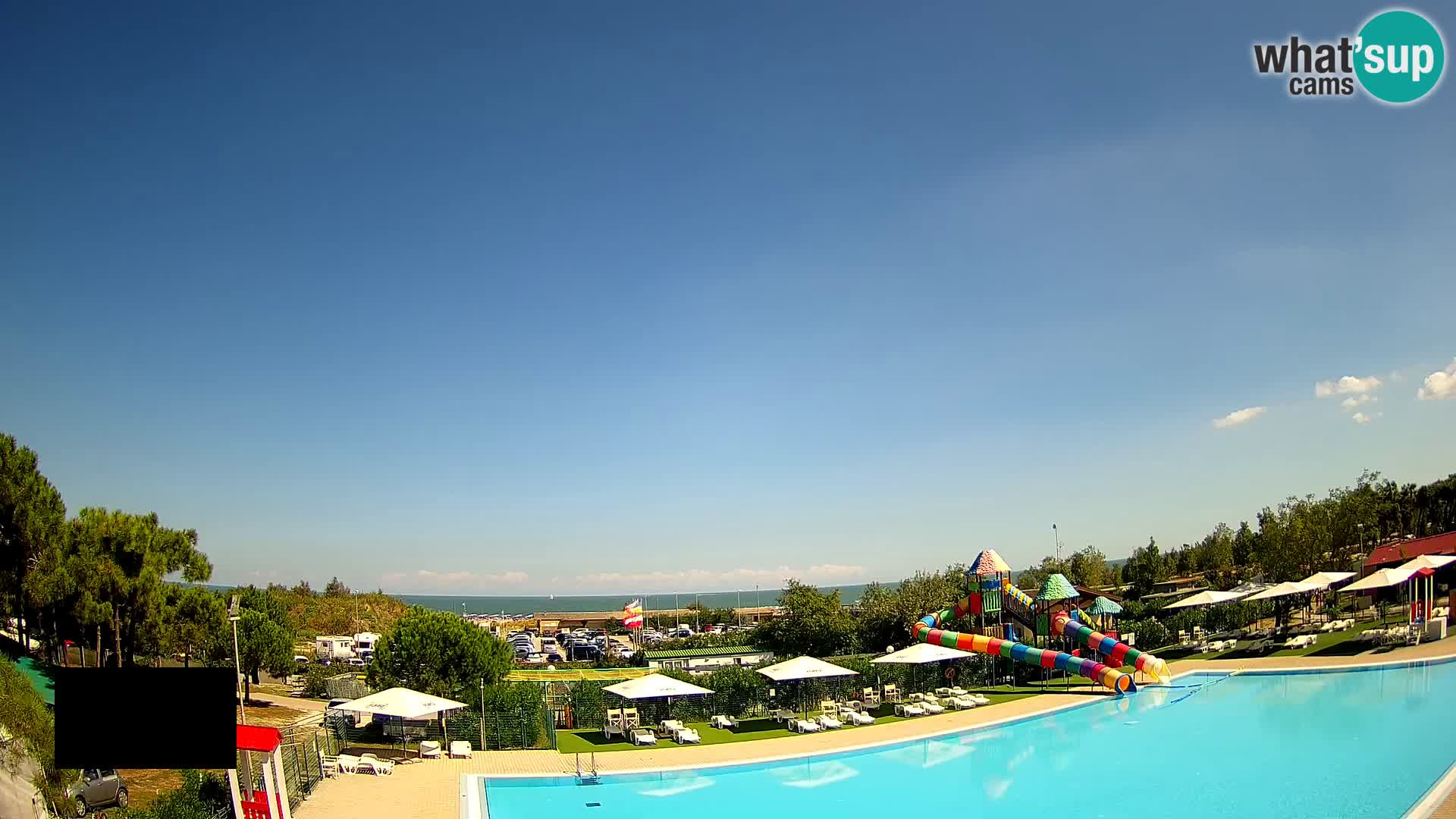 Camping Vittoria webcam en vivo Rosolina mare