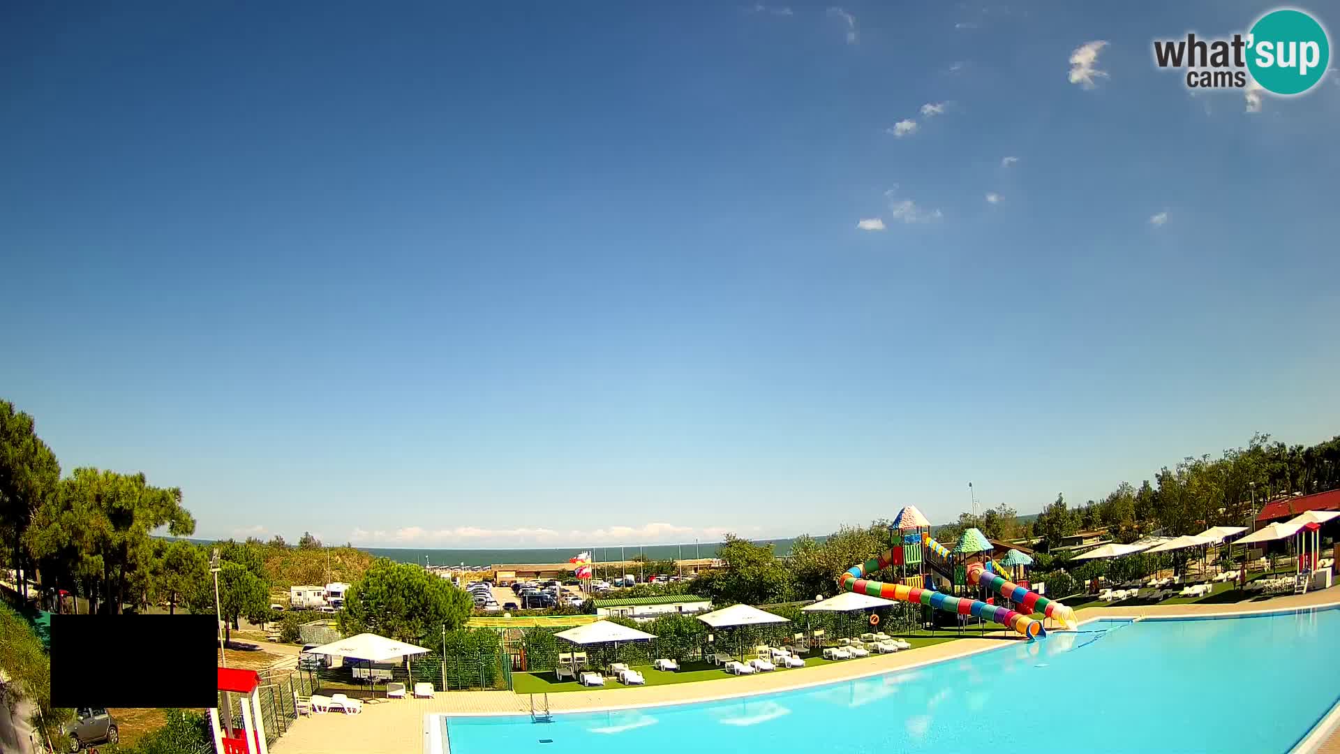Camping Vittoria webcam en vivo Rosolina mare