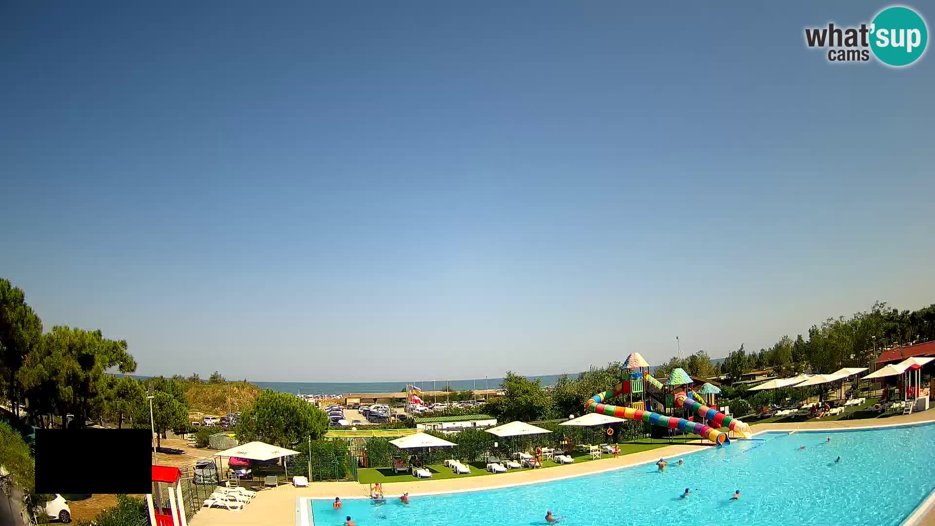 Camping Vittoria webcam en vivo Rosolina mare