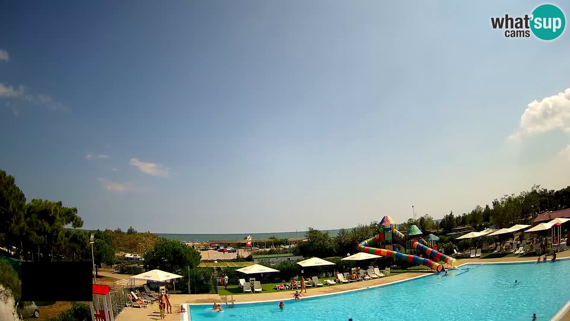 Camping Vittoria webcam en vivo Rosolina mare