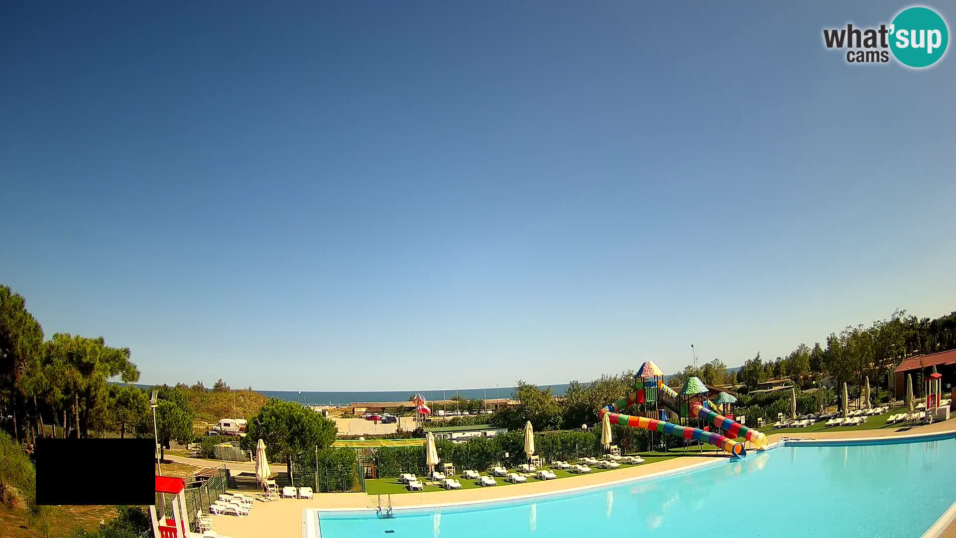 Camping Vittoria webcam en vivo Rosolina mare