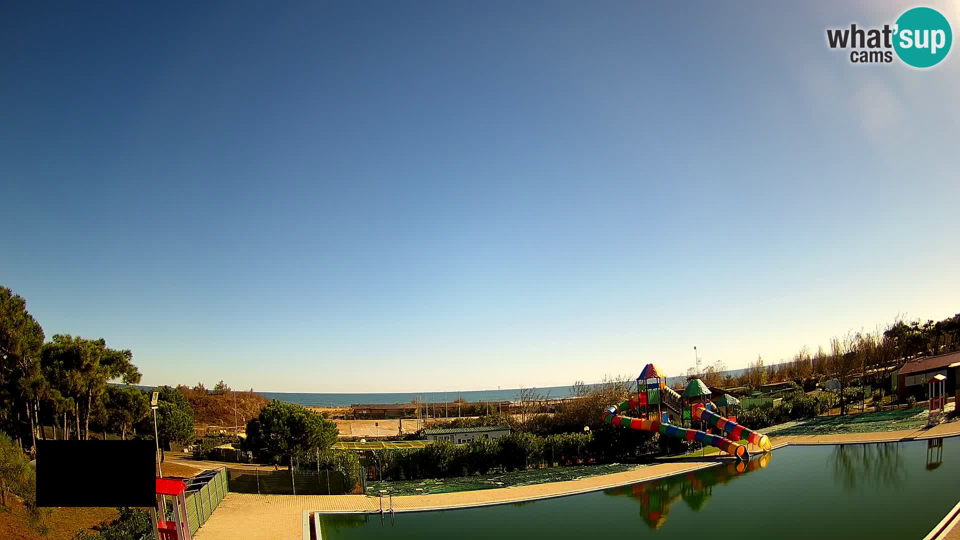 Camping Vittoria webcam en vivo Rosolina mare