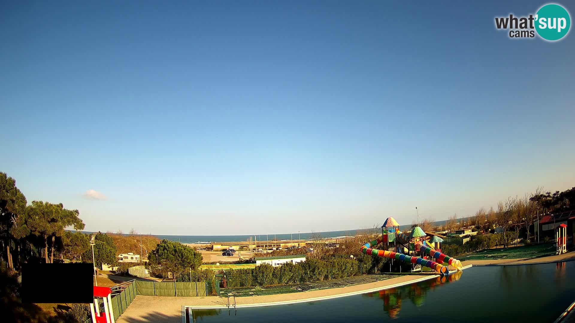 Camping Vittoria webcam en vivo Rosolina mare