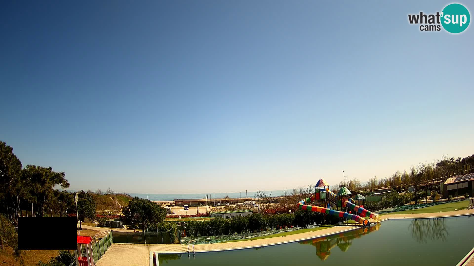 Camping Vittoria webcam en vivo Rosolina mare