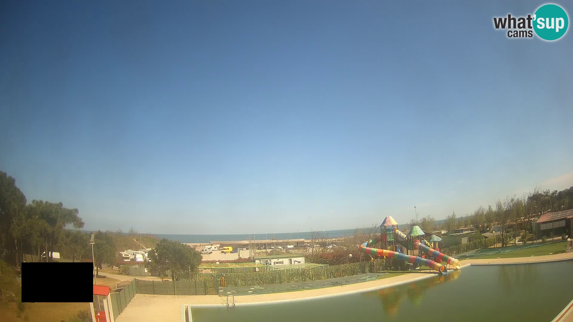 Camping Vittoria webcam en vivo Rosolina mare