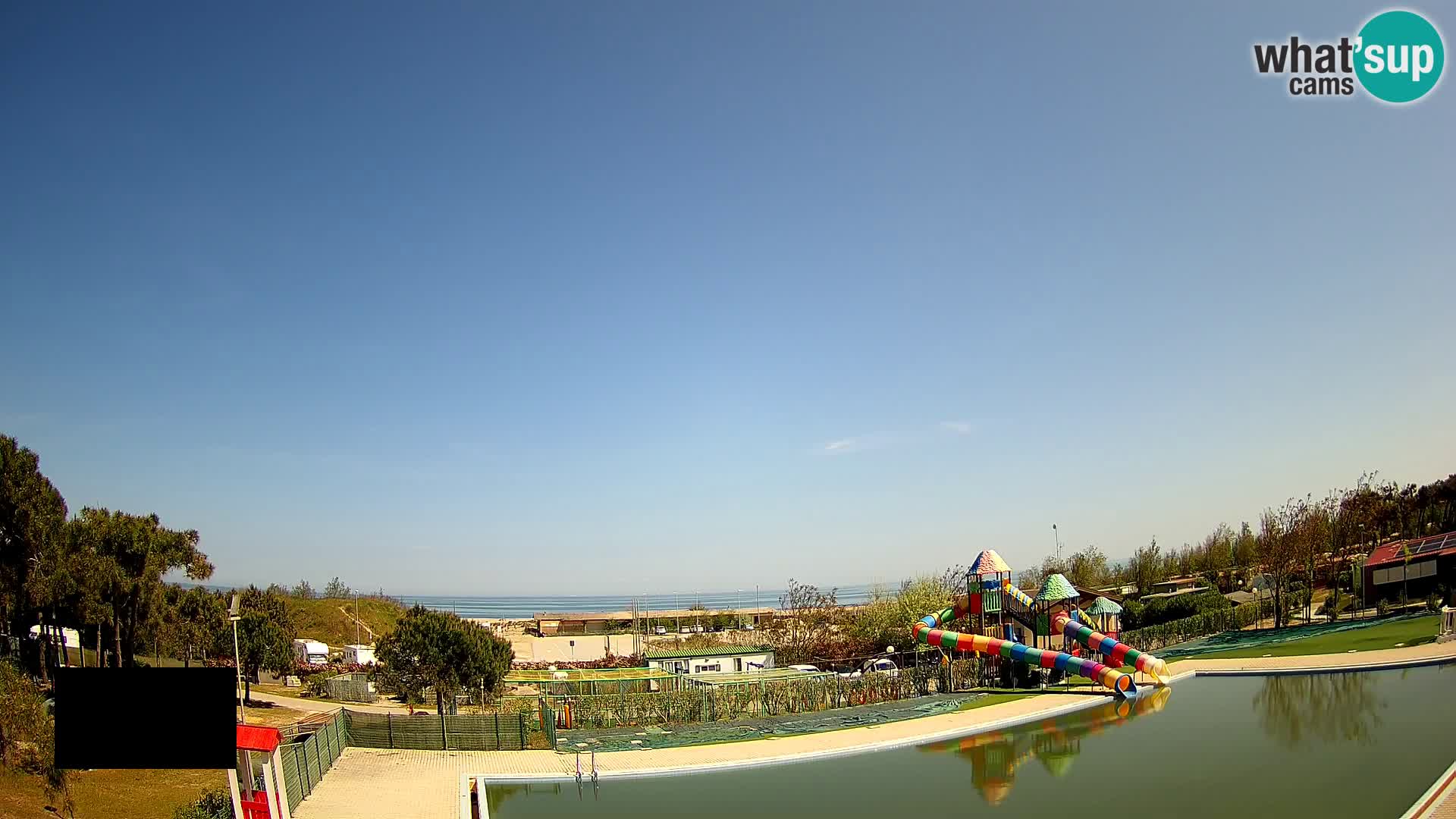 Camping Vittoria webcam en vivo Rosolina mare