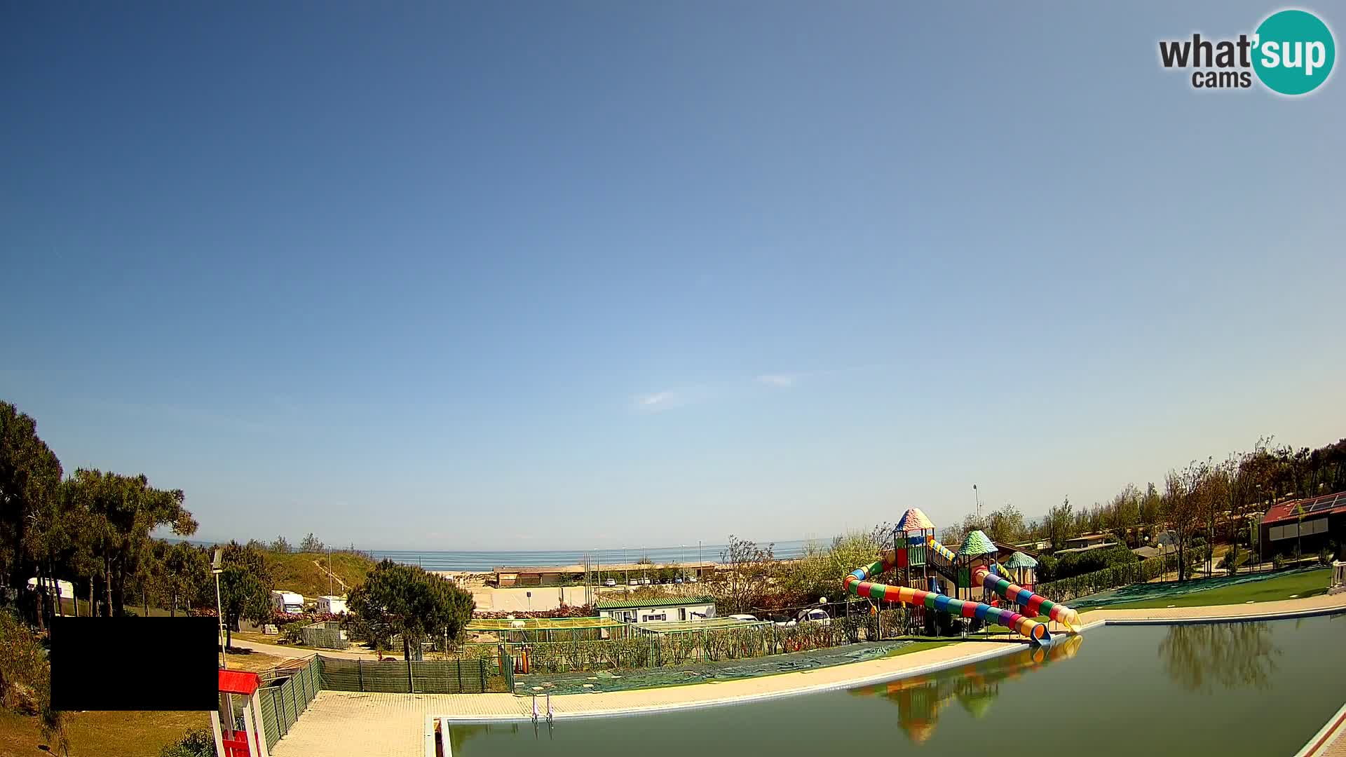 Camping Vittoria webcam en vivo Rosolina mare